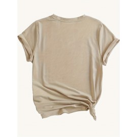 Women's Lightweight Short Sleeve T-Shirt - Vibrant Orange Spanish Bible Verse 