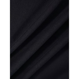 Women's Vintage Japanese Woodblock Print T-Shirt - Cherry Blossom & Red Sun Design, Semi-Sheer Short Sleeve Crew Neck Casual Top, Machine Washable for Spring & Summer, Breathable Fabric