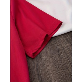 Women's Casual Short Sleeve T-Shirt - Vibrant Purple with White Spanish Scripture Letter Print (Isaiah 30:5), 100% Polyester Knit, Lightweight 180g All-Season Top, Machine Washable