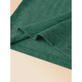 Women'S Casual Forest Print T-Shirt - Breathable Short Sleeve Crew Neck, Dopamine Design, Versatile Outdoor & Top for Spring/Summer/Fall, Forest Shirt