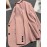 Elegant Pink Double-Breasted Blazer for Women - Versatile Office & Commuter Jacket with Pockets, Long Sleeve, Polyester, Perfect for All Seasons, Office Attire|Sleek Formal Attire|Polyester Blazer