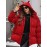 Plus Size - Plus Size Women'S Elegant Hooded Winter Coat - Warm Zip-Up Jacket with Long Sleeves, Solid Color Regular Fit for Cold Weather, Stylish Outdoor & Casual Wear, Winter Coats, Cold Weather Apparel, Sleek Design, Structured Design